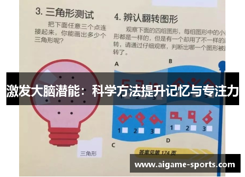 激发大脑潜能：科学方法提升记忆与专注力